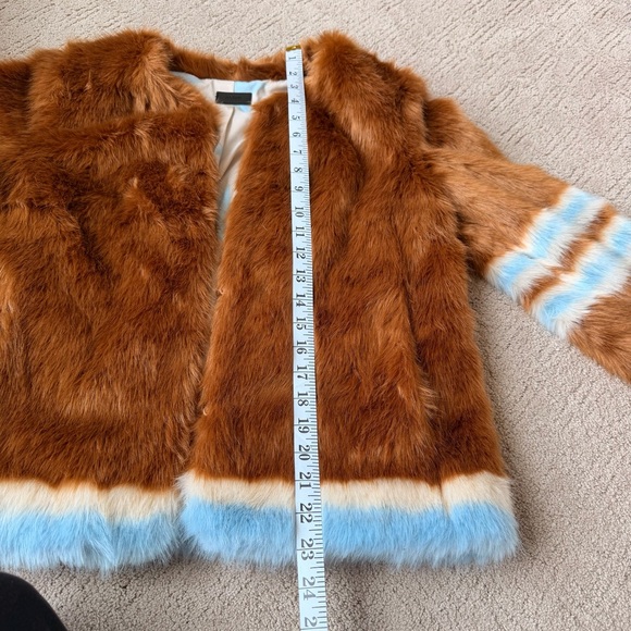 Mother Intarsia Faux Fur Boxy Jacket - Picture 9 of 16